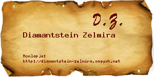 Diamantstein Zelmira névjegykártya